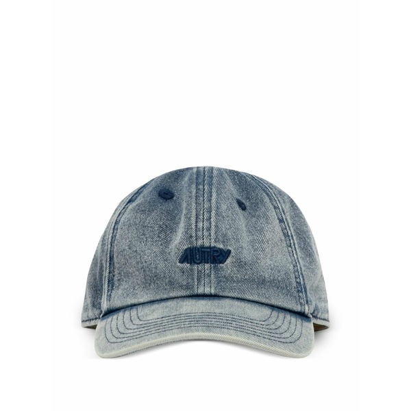 オートリー メンズ 鳥打ち帽 付属物 Baseball denim cap Blue
