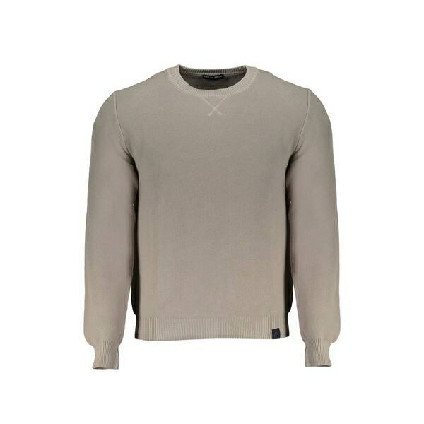 北の方大売り出し メンズ 編み物\u0026プルオーバー アウター Textured-knit crew-neck cotton sweater Grey