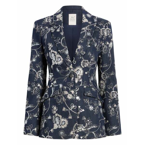 サンクアセプト レディース 上衣＆上衣 アウター Cheyenne embroidered blazer Blue