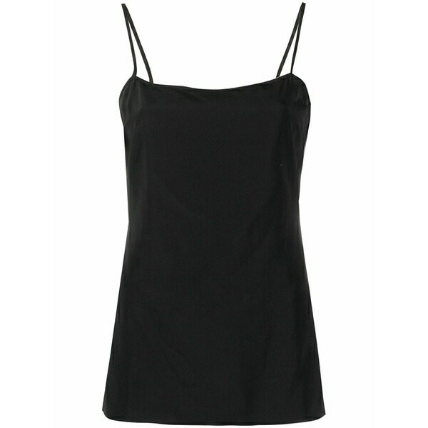 アルベルタ フェレッティ レディース カットソー トップス Square-neck camisole top Black