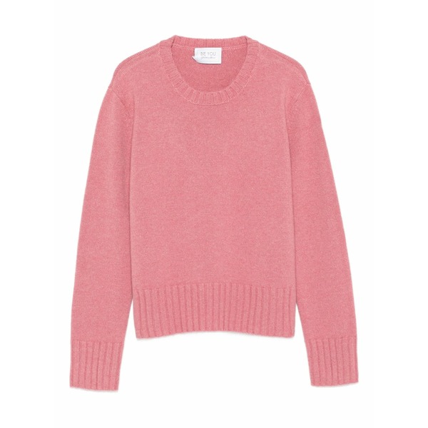 ビーユー レディース 編み物\u0026スウェーター アウター Ribbed sweater Pink