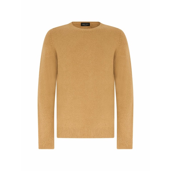 ロベルトコリーナ メンズ 編み物\u0026プルオーバー アウター Boucl￡ sweater Brown