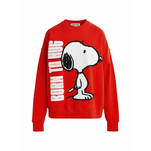 エッセンシャルアントワープ レディース 編み物\u0026スウェーター アウター X peanuts sequin-embellishment sweatshirt Red