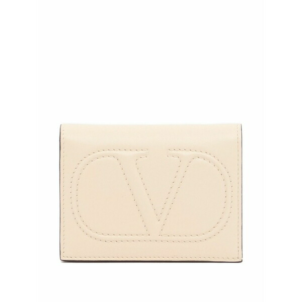 ヴァレンティノ ガラヴァーニ レディース 金入れ 付属物 Small vlogo wallet インチ calfskin Neutrals