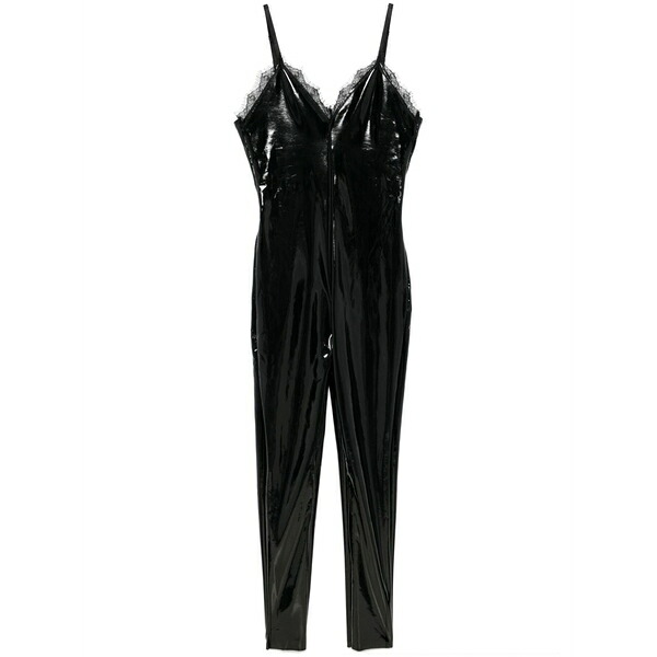アルケミー レディース 衣装 トップス X lia aram patent jumpsuit  Black