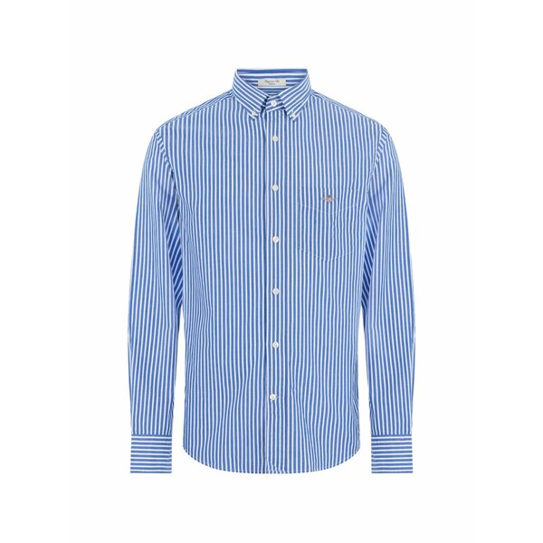 ガント メンズ プルオーバー トップス Striped button-down shirt Blue
