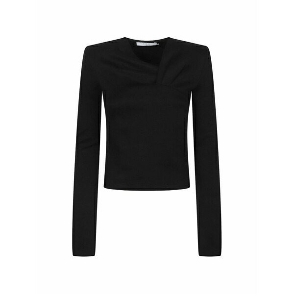 イロ レディース ティーシャツ トップス Long-sleeve top Black