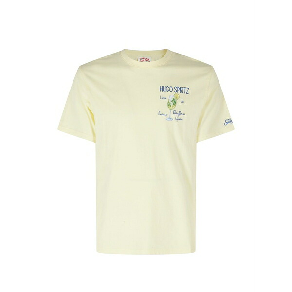 エムシーツーセイントバース メンズ プルオーバー トップス Portofino graphic-print t-shirt Yellow