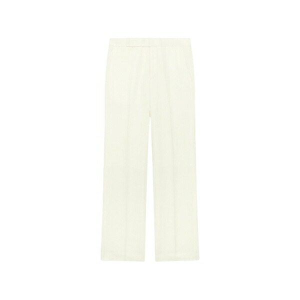ラルディーニ メンズ 心地よいズボン下 ボトムス Tailored trousers White