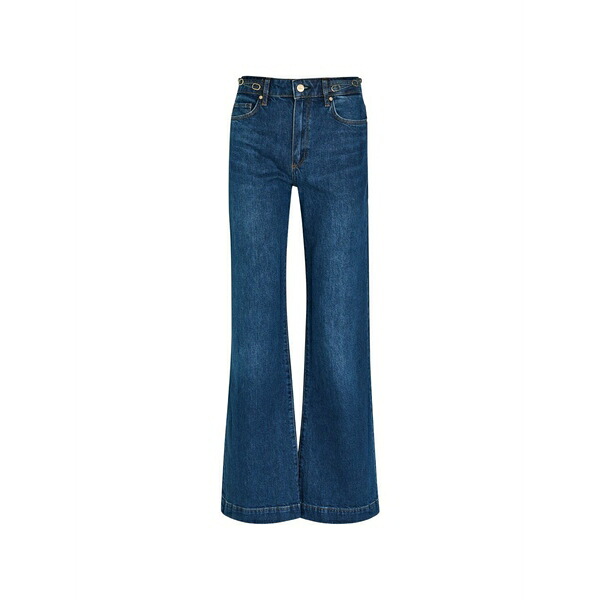 ページ レディース ジーンズズボン下 ボトムス Belt-loop ring-detail jeans Blue