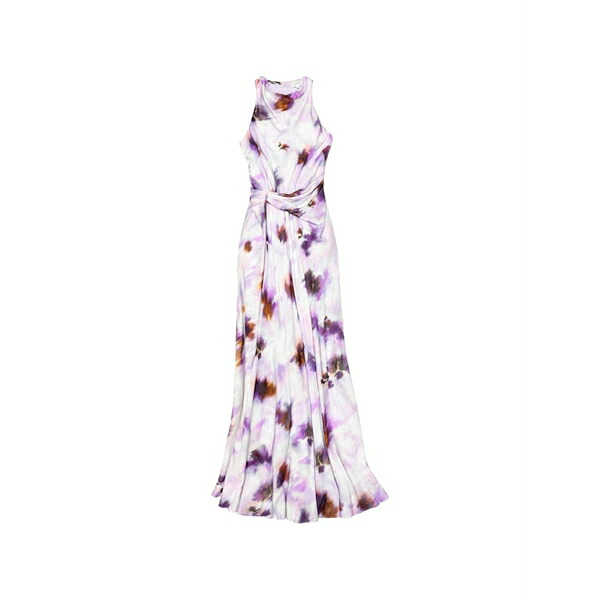 エーエルシー レディース ワンピース トップス Floral knot dress Purple|asty