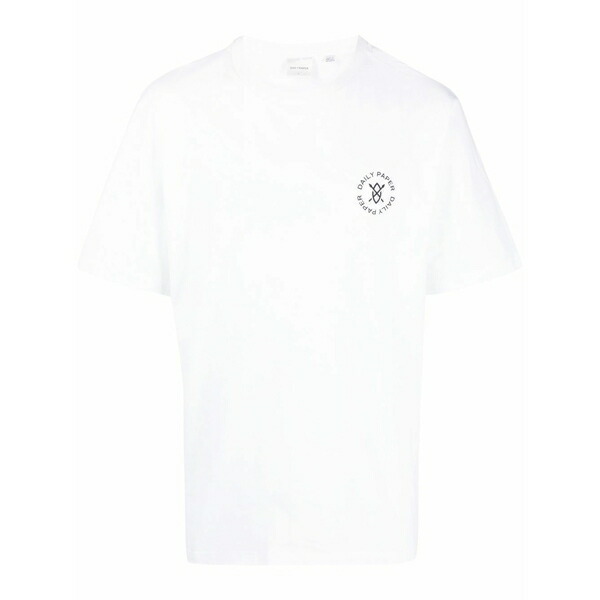 デイリー・調査報告 メンズ ティーシャツ トップス Logo-print cotton t-shirt White