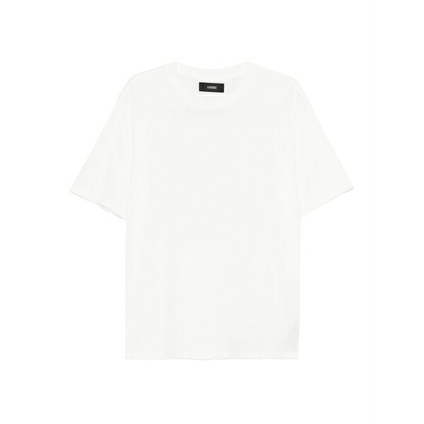 アミリ メンズ ティーシャツ トップス Short-sleeve crew-neck t-shirt Neutrals