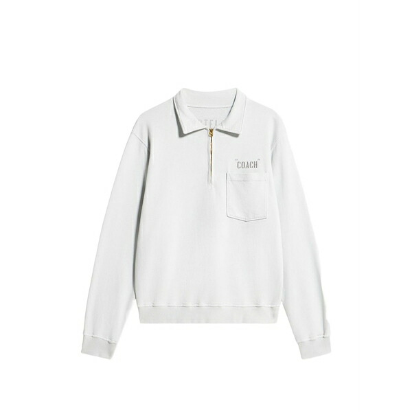 フォルテラ メンズ パーカー・スウェットシャツ アウター Yalepcoach zip pocket sweatshirt Grey
