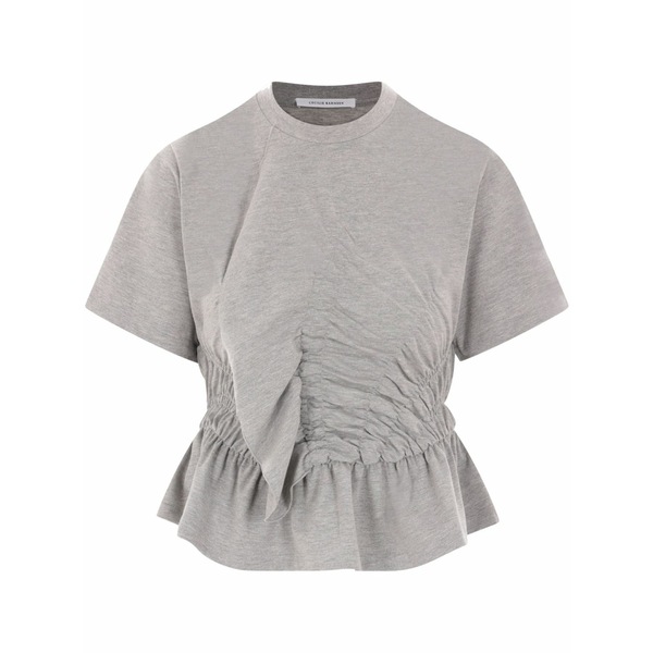 セシリー・バンセン レディース プルオーバー トップス Ruched t-shirt  Grey
