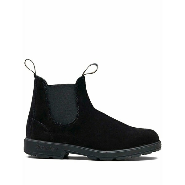 ブランド名石ころ メンズ ブーツ シューズ Suede chelsea boots Black