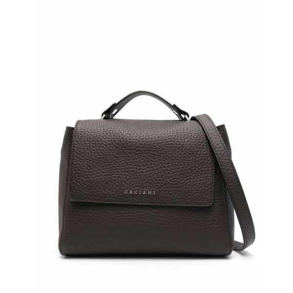 オルチアーニ レディース トートバッグ 御徒面子 Small sveva soft tote bag Brown