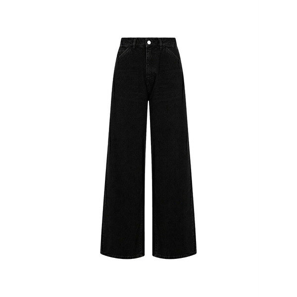 アイコン ジーンズ レディース ジーンズズボン下 ボトムス Bess wide-leg jeans Black