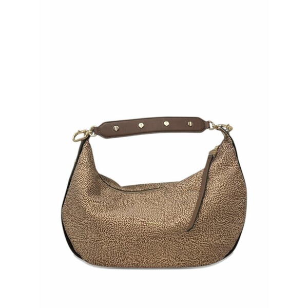ボルボネーゼ レディース ショルダーバッグ 御徒面子 Medium frame hobo shoulder bag Neutrals
