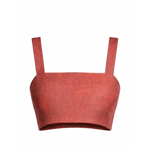 エリー 労り レディース カットソー トップス Printed crop top Red