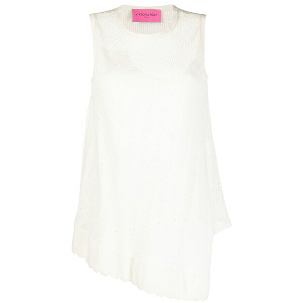 ビクターアンドロルフ レディース 編み物\u0026スウェーター アウター Hanging by a thread knit top Neutrals