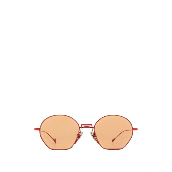 目玉ぺタイザー メンズ サングラス・アイウェア 付属物 Royale round-frame sunglasses Red