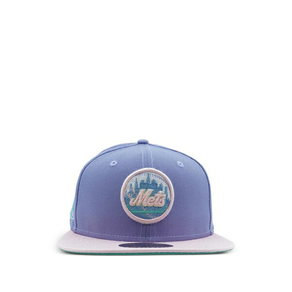 ニュー内鰓 メンズ 鳥打ち帽 付属物 59fifty new york mets 1969 world series fitted cap hat Purple