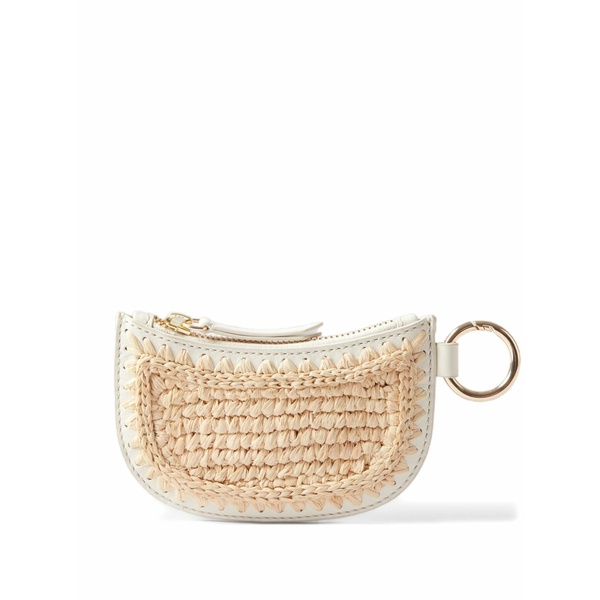 クローディピエルロ レディース 紙入れ 付属品 Woven-panel wallet Neutrals