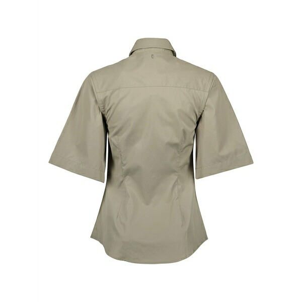 意中の女 レディース プルオーバー トップス Cotton shirt  Green