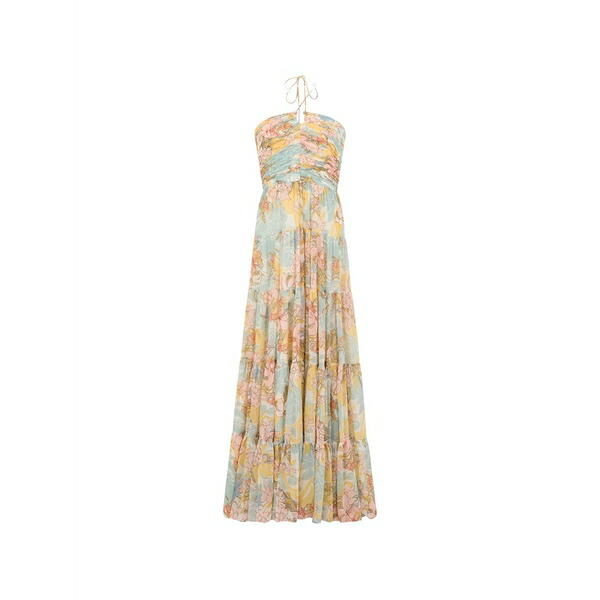 ラルフローレン レディース 衣装 トップス Floral-print tiered maxi dress Blue