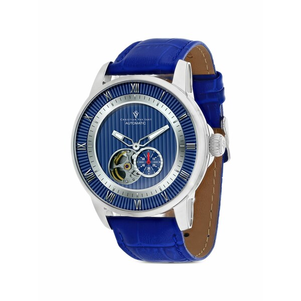 クリスチャンバンサント メンズ ウオッチ 付属品 Viscay 42粍 watch Blue
