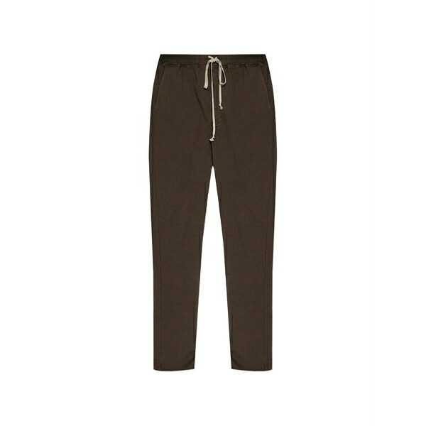 リックオウエンス メンズ 心地よいズボン下 ボトムス Drawstring trousers Brown