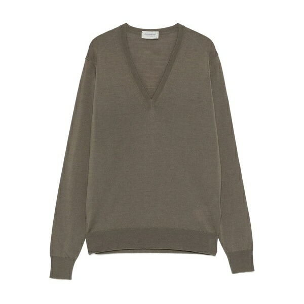 ジョンスメドレー レディース 編み物\u0026プルオーバー アウター Ailsa sweater  Green