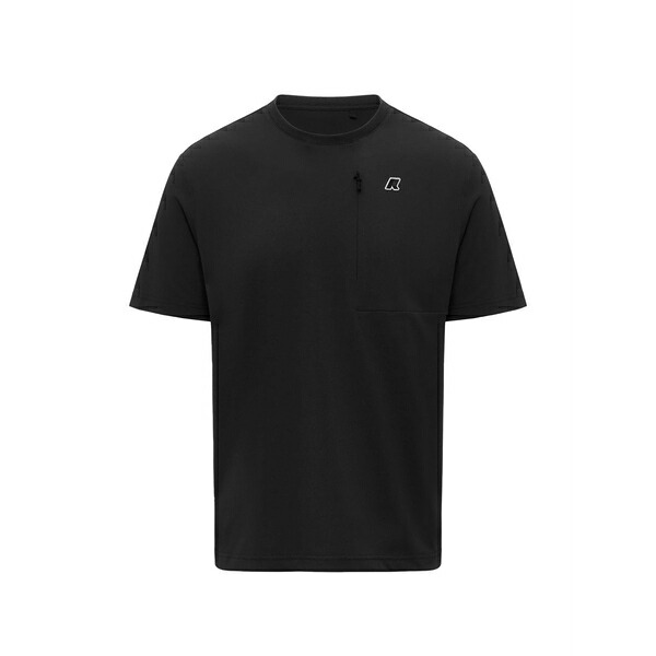 ケイ通い路 メンズ ティーシャツ トップス Zip pocket t-shirt Black