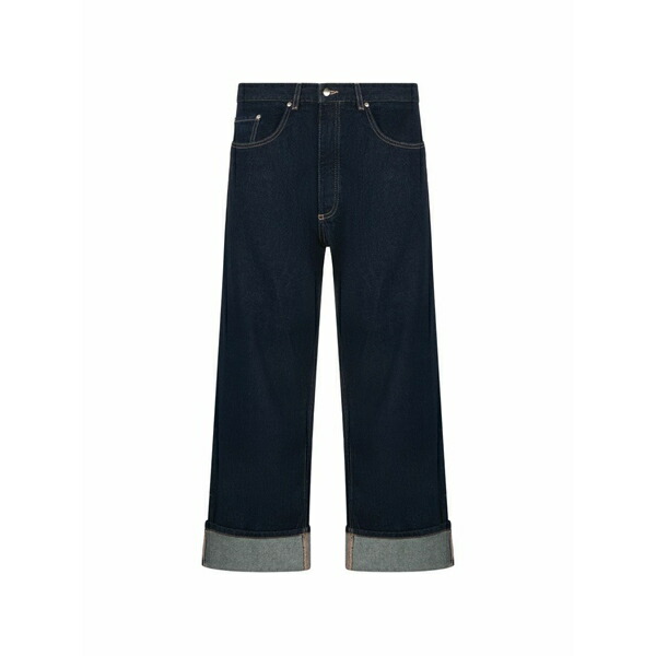 アイコン ジーンズ メンズ ジーンズズボン下 ボトムス Ross turn-up cuff jeans Blue