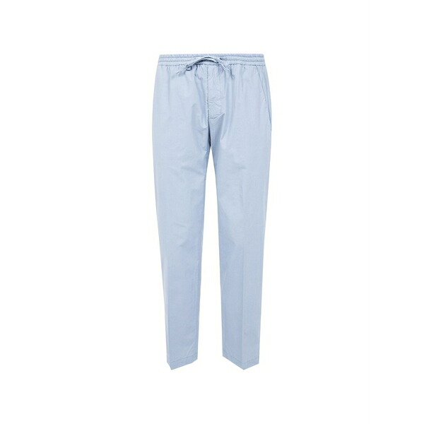 マイケル コール メンズ カジュアルパンツ ボトムス Drawstring-waist loose-fit trousers Blue|asty