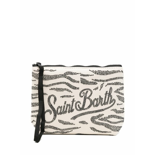 エムシーツーセイントバース レディース ハンドバック 御徒面子 Aline strass embellished mini bag Neutrals