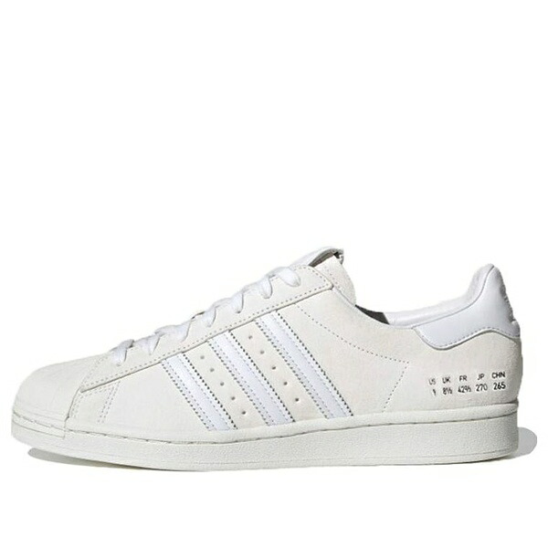 adidas アディダス メンズ スニーカー  【adidas Superstar \u0027Size Tag - Off White\u0027 FY5478】  大きさ US_M_13