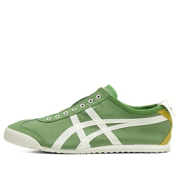 Onitsuka Tiger オニツカタイガー メンズ スニーカー  【Onitsuka Tiger Mexico 66 Slip-On  \u0027Spinach Green White\u0027 1183B603-302】  大きさ US_M_4