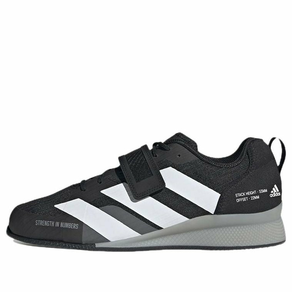 adidas アディダス メンズ スニーカー  【adidas Adipower Weightlifting 3 \u0027Black White Grey\u0027 GY8923】  大いさ US_7.5(25.5糎)