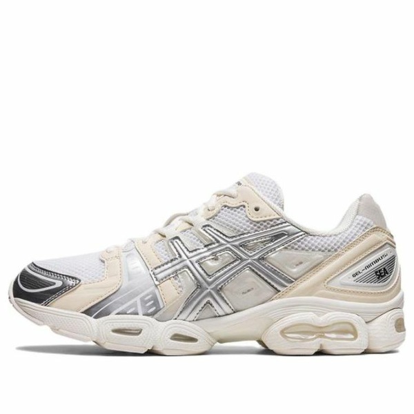 ASICS アシックス メンズ スニーカー  【ASICS x WIND AND SEA Gel-Nimbus 9 \u0027White Silver\u0027 1201A801-100】  大いさ US_M_4