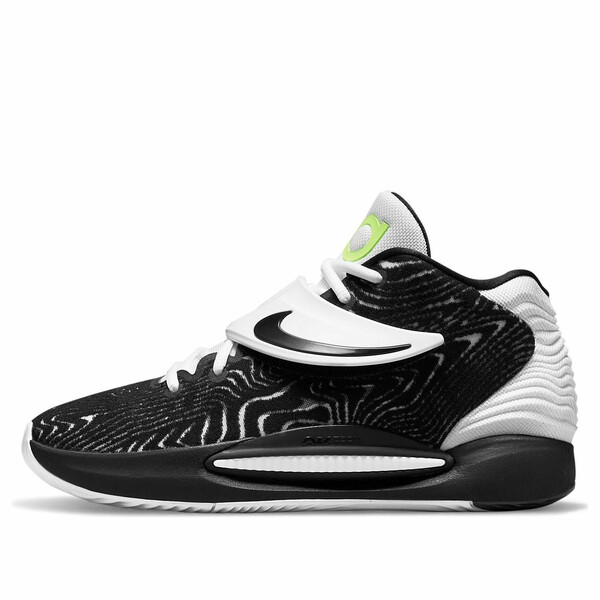 Nike ナイキ メンズ スニーカー  【Nike KD 14 結核症 \u0027Black White Volt\u0027 DA7850-001】  大きさ US_10.5(28.5珊)