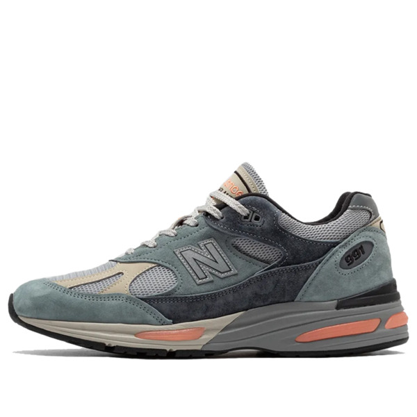 New Balance ニュー平衡にする メンズ スニーカー  【New Balance 991v2 Made インチ UK \u0027Silver Blue\u0027 U991SG2】  大きさ US_6.5(24.5珊)