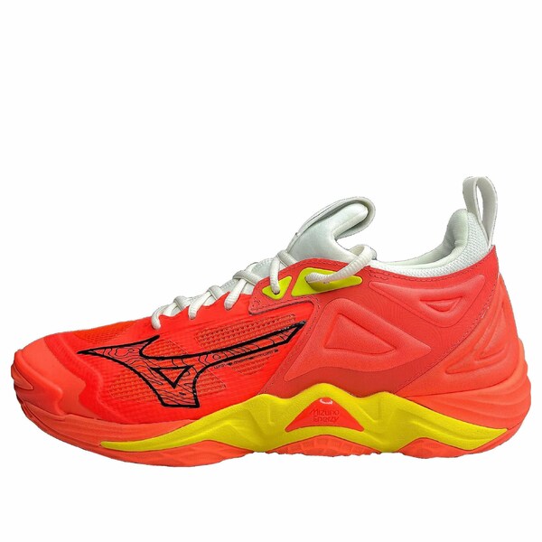 Mizuno ミズノ メンズ スニーカー  【Mizuno Wave Momentum 3 \u0027Neon Orange\u0027 V1GA231202】  大きさ US_6(24.0珊)