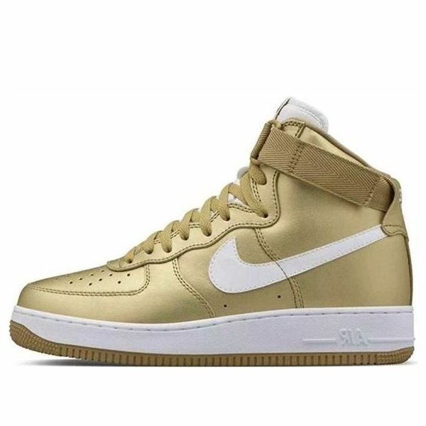 Nike ナイキ メンズ スニーカー  【NikeLab Air Force 1 High \u0027Metallic Gold\u0027 823297-700】  大きさ US_12(30.0珊)