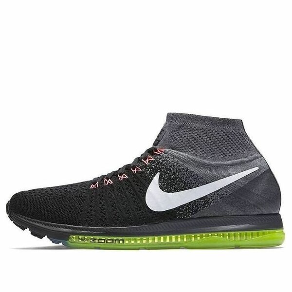Nike ナイキ メンズ スニーカー  【Nike Zoom All Out Flyknit \u0027Black White Volt\u0027 844134-002】  大きさ US_9(27.0糎)