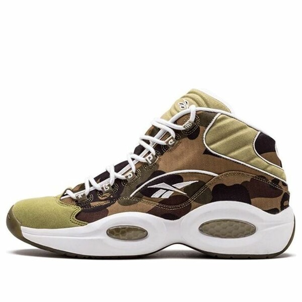 Reebok リーボック メンズ スニーカー  【Reebok x A Bathing Ape x Mita Sneakers Question Mid \u00271st Camo\u0027 BD4232】  大きさ US_7(25.0珊)