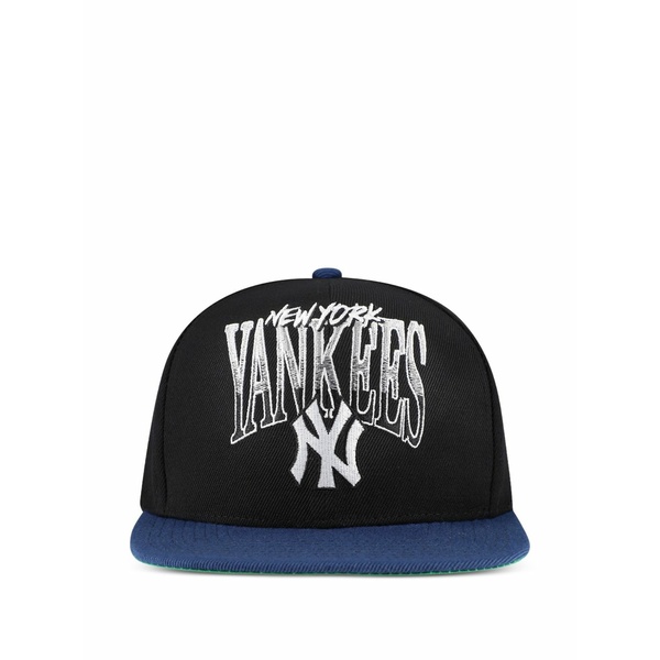 ミッチェル&ネス メンズ 帽子 アクセサリー X new york yankees mlb snapback cap Black|asty