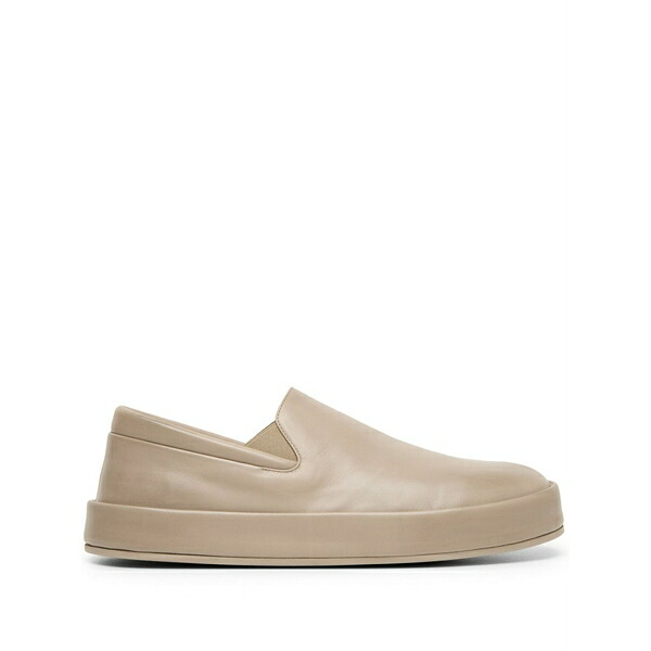 マーシル メンズ スニーカー シューズ Cassapelle slip-on leather sneakers Neutrals