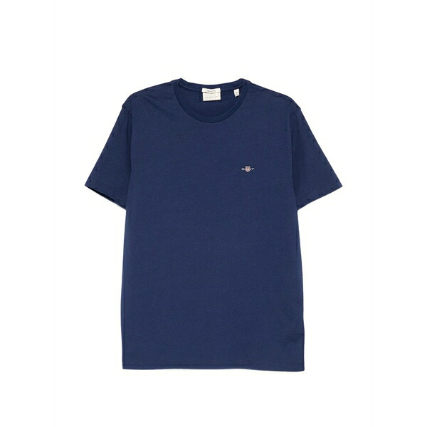 ガント メンズ Tシャツ トップス Short-sleeve t-shirt Blue｜asty